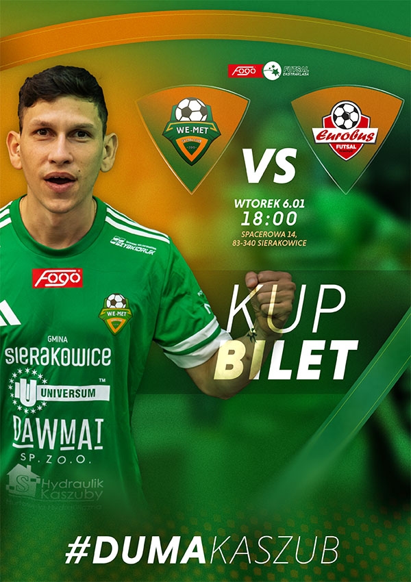 Bilety We-Met Futsal Club Kamienica Królewska vs Texom Eurobus Przemyśl